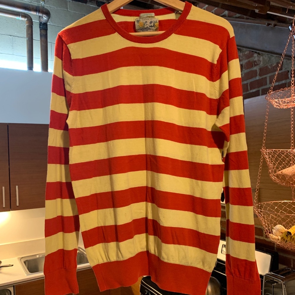 Scotch and Soda Striped shirt.